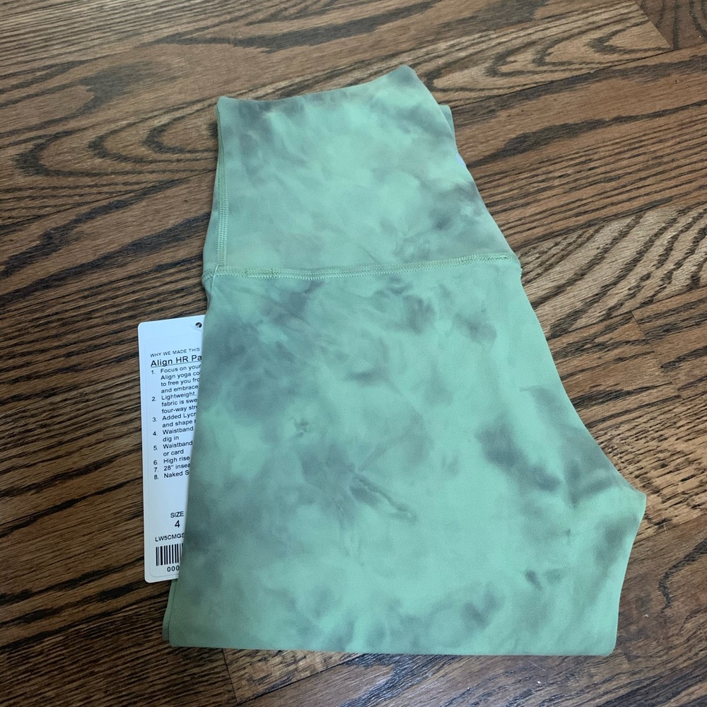 Lululemon Align Pant Diamond Dye Size 4 28”